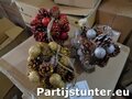 PARTIJ DECO KERSTHANGER BOL 12CM ASSORTI 