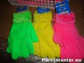 PARTIJ NEON HANDSCHOENEN 