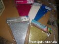 PARTIJ GLITTER VLAGSLINGER 6 MTR ASSORTI