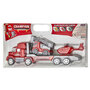 PARTIJ CHAMPION TRUCK BRANDWEER MET AANHANGER + 2X BRANDWEERWAGEN
