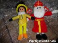 PARTIJ PLUCHE POP SINT EN PIET 30CM 