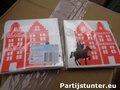 PARTIJ SINTERKLAAS SERVETTEN 20 STUKS 25CM PER PAKJE