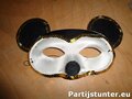 PARTIJ OOGMASKER WIT MET PAILLETTEN 