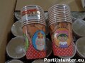 PARTIJ BEKERS 250ML SINT EN PIET PER 10 STUKS 