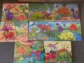 PARTIJ PUZZEL DINO'S 27,5X20,5CM 