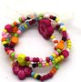 PARTIJ ARMBANDEN SET HOUT MULTI COLOUR VOOR KINDEREN 3PCS