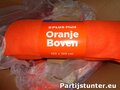 PARTIJ FLEECE PLAID ORANJE BOVEN 