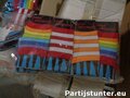 PARTIJ REGENBOOG HANDSCHOENEN ZONDER VINGERS 