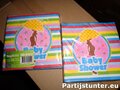 PARTIJ SERVETTEN BABY SHOWER 20 STUKS 25CM 