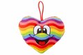 PARTIJ PLUCHE SUPER SOFT REGENBOOG HART