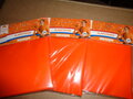 PARTIJ ORANJE KLAPSTAVEN PER 2 STUKS 60X10CM