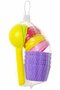 PARTIJ STRANDSPEELSETJE CUPCAKE 9PCS