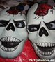 PARTIJ MASKER XXL HALLOWEEN SKELET