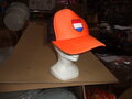 PARTIJ CAP ORANJE MET ROOD WIT BLAUWE VLAG