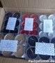 PARTIJ SFEERLICHTJES GLITTER PER 6 STUKS 