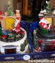 KERSTTAFEREEL MET VERLICHTING EN MUZIEK