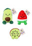 PARTIJ ZOMERFRUIT KNUFFELS 15CM 3 ASSORTI 