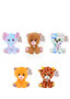 PARTIJ VEELKLEURIGE KNUFFELDIEREN 15CM 5 ASSORTI