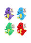 PARTIJ DINOSAURUS KNUFFELS 20CM IN 4 KLEUREN