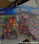 PARTIJ FEESTZAK MET SERPENTINE ,WATTENBOLLETJES EN CONFETTI