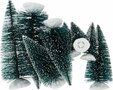 KERSTDECORATIE BOOMPJES 8PCS
