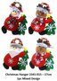 PARTIJ CHRISTMAS HANGER 17CM ASSORTI GELEVERD