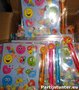 PARTIJ SMILEY STICKERS MET BELLENBLAASJE VOOR TRAKTATIE