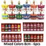 PARTIJ KERST ORNAMENT CARROUSEL 8CM