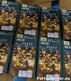 PARTIJ KERSTVERLICHTING OP BATTERIJ MET 48 LEDS PER SNOER