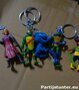 PARTIJ SLEUTELHANGER TURTLES KLEIN
