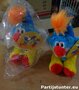 PARTIJ PLUCHE SMURF CLOWN 16CM