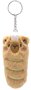 PARTIJ SLEUTELHANGER PLUSH CAPYBARA STOKBROOD 9CM