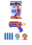 PARTIJ TARGET SHOOTER FOAM BLASTER 15CM MET EVA PIJLTJES EN 2 DOELEN