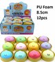PARTIJ DUMPLING PU FOAM 8,5CM IN DISPLAY