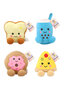 PARTIJ SNACKY FOOD PLUSHIES 13CM 4 ASSORTI