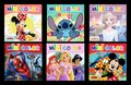 PARTIJ DISNEY KLEURBOEK MINI 10,5CM ASSORTI