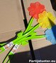PARTIJ VLIEGENMEPPER BLOEM ASSORTI KLEUR