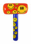 PARTIJ OPBLAASBARE HAMER 48CM MET SMILEY PRINT