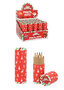 PARTIJ MINI KLEURPOTLOODJES KERST 12 PACK IN DISPLAY