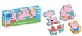 PARTIJ PEPPA PIG HOUTEN PUZZEL - 3 VERSCHILLENDE