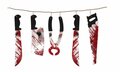 PARTIJ DECORATIEVE SLINGER MET FOLTER WERKTUIGEN HALLOWEEN