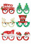 PARTIJ KERSTBRILLEN 6 ASSORTI 