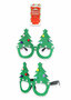 PARTIJ GROENE GLITTER KERSTBOOM BRIL