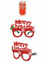 PARTIJ KERSTBRIL MERRY CHRISTMAS GLITTER