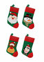 PARTIJ KERSTKOUS 46X20CM IN 4 ONTWERPEN