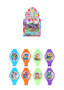 PARTIJ PUZZELHORLOGES 18.3CM IN 4 KLEUREN
