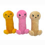 PARTIJ PLUSH PIEMEL 18CM IN 3 KLEUREN 