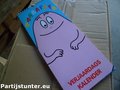 PARTIJ VERJAARDAGS KALENDER BARBAPAPA BLAUW 