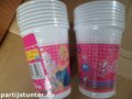 PLASTIC BEKERS BARBIE 200ML