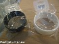 PARTIJ BREDE ARMBAND PLASTIC WIT EN ZWART